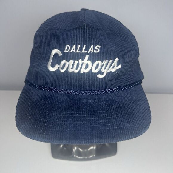 Vintage 90s Dallas Cowboys The Cord Strapback OTTO CAP Hat Taiwan - Picture 1 of 8